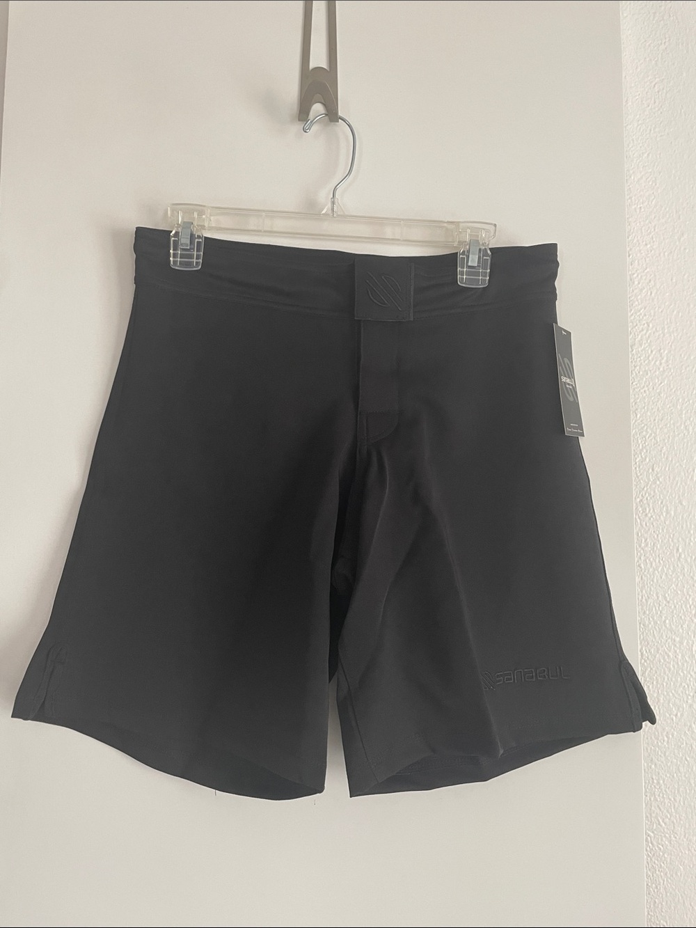 Sanabul Wrestling MMA Martial Arts Boxing Sport Shorts Black NWT 30”